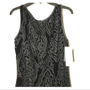 Peter Nygard Velour Sheer maxi dress